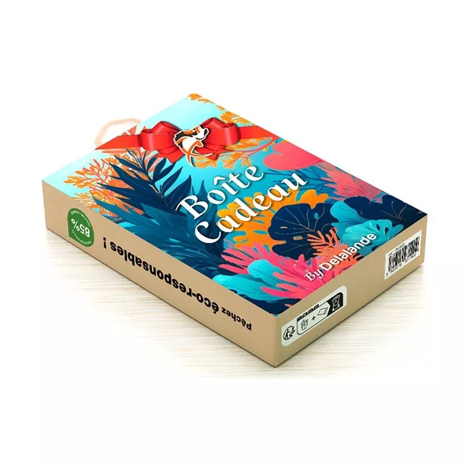 boite de leurre de pêche format cadeau